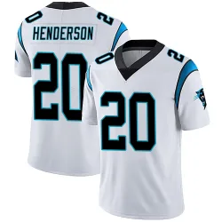Youth Jack Henderson Carolina Panthers No.20 Limited Vapor Untouchable Jersey - White