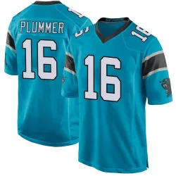 Youth Jack Plummer Carolina Panthers No.16 Game Alternate Jersey - Blue