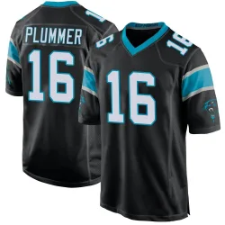 Youth Jack Plummer Carolina Panthers No.16 Game Team Color Jersey - Black