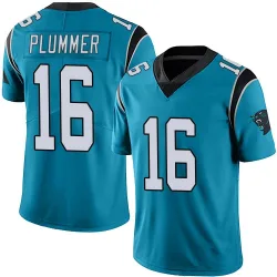 Youth Jack Plummer Carolina Panthers No.16 Limited Alternate Vapor Untouchable Jersey - Blue