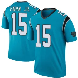 Youth Jimmy Horn Jr. Carolina Panthers No.15 Legend Color Rush Jersey - Blue