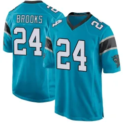 Youth Jonathon Brooks Carolina Panthers No.24 Game Alternate Jersey - Blue