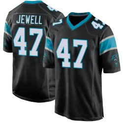 Youth Josey Jewell Carolina Panthers No.47 Game Team Color Jersey - Black