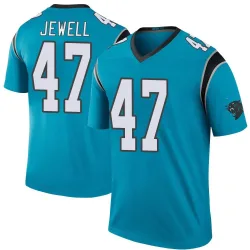 Youth Josey Jewell Carolina Panthers No.47 Legend Color Rush Jersey - Blue