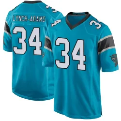 Youth Kay'Ron Lynch-Adams Carolina Panthers No.34 Game Alternate Jersey - Blue