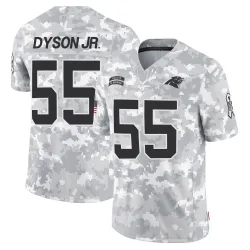 Youth Kenny Dyson Jr. Carolina Panthers No.55 Limited 2024 Salute to Service Jersey - Arctic Camo