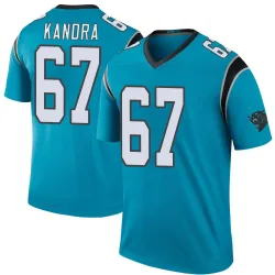 Youth Luke Kandra Carolina Panthers No.67 Legend Color Rush Jersey - Blue