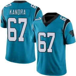 Youth Luke Kandra Carolina Panthers No.67 Limited Alternate Vapor Untouchable Jersey - Blue