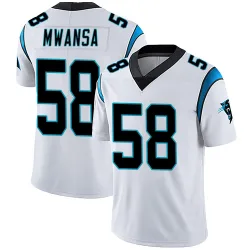Youth Mapalo Mwansa Carolina Panthers No.58 Limited Vapor Untouchable Jersey - White