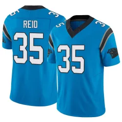 Youth Mike Reid Carolina Panthers No.35 Limited Vapor F.U.S.E. Jersey - Blue