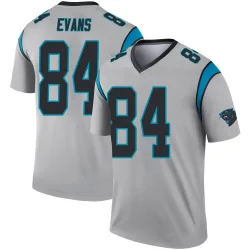 Youth Mitchell Evans Carolina Panthers No.84 Legend Inverted Silver Jersey