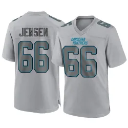 Youth Nash Jensen Carolina Panthers No.66 Game Atmosphere Fashion Jersey - Gray