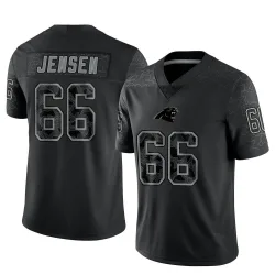 Youth Nash Jensen Carolina Panthers No.66 Limited Reflective Jersey - Black