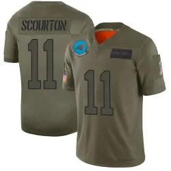Youth Nic Scourton Carolina Panthers No.11 Limited 2019 Salute to Service Jersey - Camo