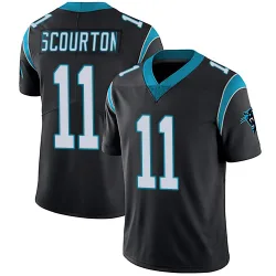 Youth Nic Scourton Carolina Panthers No.11 Limited Team Color Vapor Untouchable Jersey - Black