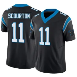 Youth Nic Scourton Carolina Panthers No.11 Limited Vapor F.U.S.E. Jersey - Black