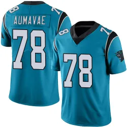 Youth Popo Aumavae Carolina Panthers No.78 Limited Alternate Vapor Untouchable Jersey - Blue