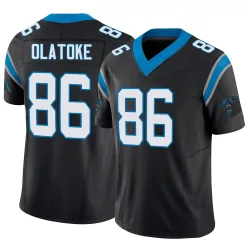 Youth Praise Olatoke Carolina Panthers No.86 Limited Vapor F.U.S.E. Jersey - Black