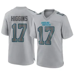 Youth Rashard Higgins Carolina Panthers No.17 Game Atmosphere Fashion Jersey - Gray