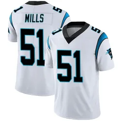 Youth Sam Mills Carolina Panthers No.51 Limited Vapor Untouchable Jersey - White