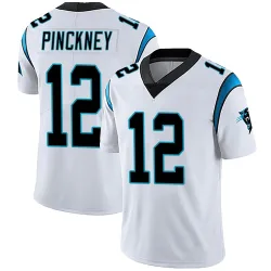 Youth Sam Pinckney Carolina Panthers No.12 Limited Vapor Untouchable Jersey - White