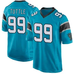 Youth Shy Tuttle Carolina Panthers No.99 Game Alternate Jersey - Blue
