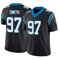 Youth T.J. Smith Carolina Panthers No.97 Limited Vapor F.U.S.E. Jersey - Black