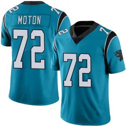 Youth Taylor Moton Carolina Panthers No.72 Limited Alternate Vapor Untouchable Jersey - Blue