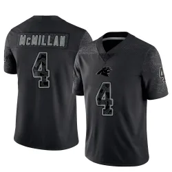 Youth Tetairoa McMillan Carolina Panthers No.4 Limited Reflective Jersey - Black