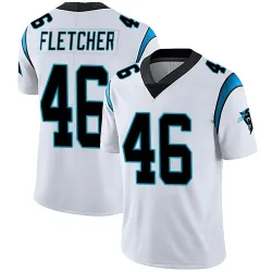 Youth Thomas Fletcher Carolina Panthers No.46 Limited Vapor Untouchable Jersey - White