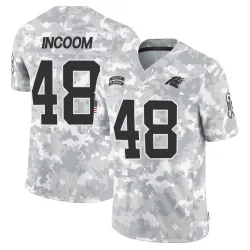 Youth Thomas Incoom Carolina Panthers No.48 Limited 2024 Salute to Service Jersey - Arctic Camo