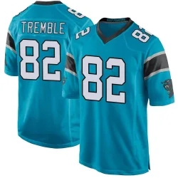 Youth Tommy Tremble Carolina Panthers No.82 Game Alternate Jersey - Blue