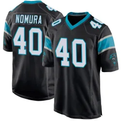 Youth Tuasivi Nomura Carolina Panthers No.40 Game Team Color Jersey - Black
