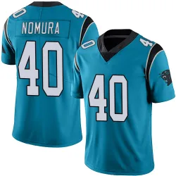 Youth Tuasivi Nomura Carolina Panthers No.40 Limited Alternate Vapor Untouchable Jersey - Blue