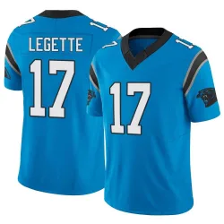 Youth Xavier Legette Carolina Panthers No.17 Limited Vapor F.U.S.E. Jersey - Blue