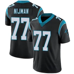 Youth Yosh Nijman Carolina Panthers No.77 Limited Team Color Vapor Untouchable Jersey - Black